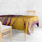 Personalized Brisbane Broncos Tablecloth Dynamic Lightning Mascot Rugby Australia