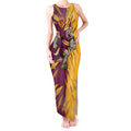 Personalized Brisbane Broncos Tank Maxi Dress Dynamic Lightning Mascot Rugby Australia