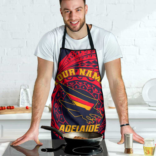 Personalized Adelaide Crows Polynesian Apron Tribal Chest and Sleeve Tattoo Heritage Warrior