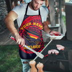 Personalized Adelaide Crows Polynesian Apron Tribal Chest and Sleeve Tattoo Heritage Warrior