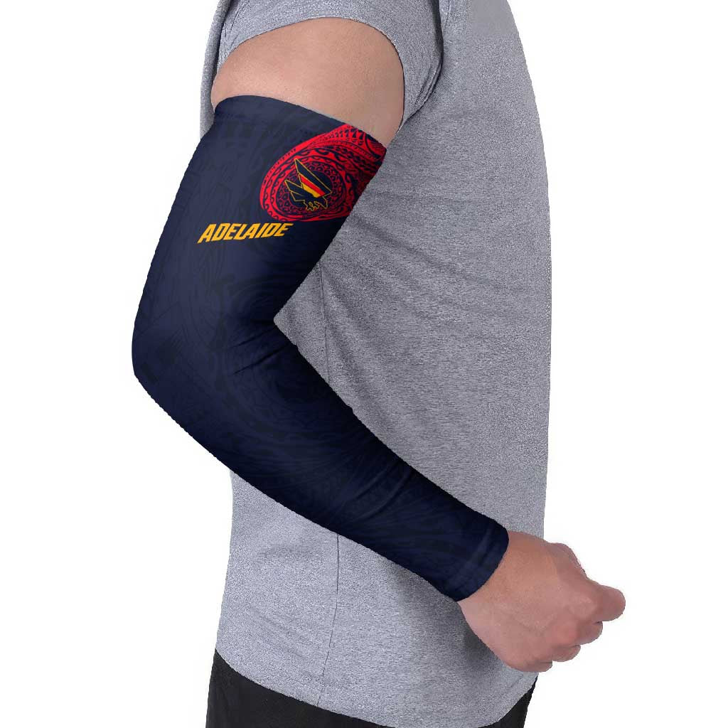 Personalized Adelaide Crows Polynesian Arm Sleeves Tribal Chest and Sleeve Tattoo Heritage Warrior