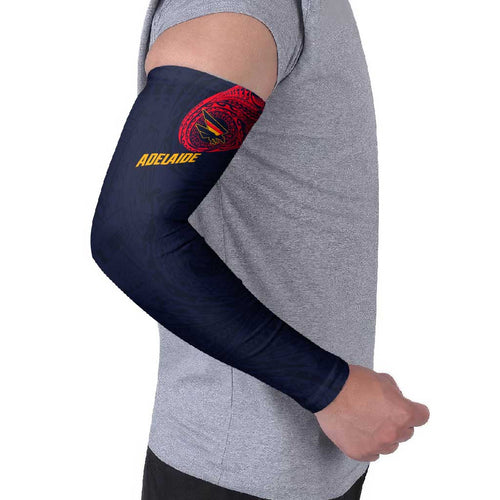 Personalized Adelaide Crows Polynesian Arm Sleeves Tribal Chest and Sleeve Tattoo Heritage Warrior