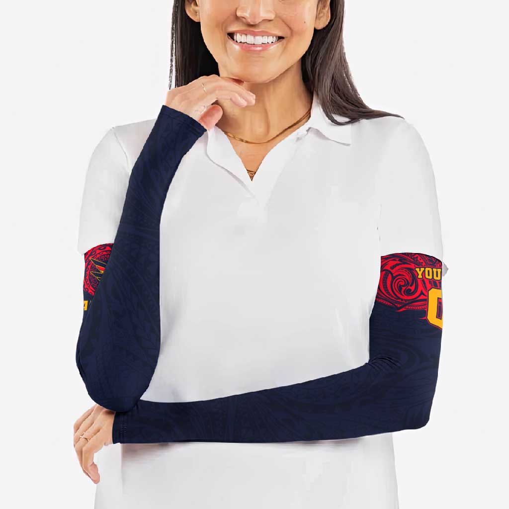 Personalized Adelaide Crows Polynesian Arm Sleeves Tribal Chest and Sleeve Tattoo Heritage Warrior