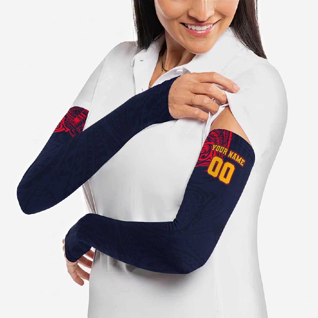 Personalized Adelaide Crows Polynesian Arm Sleeves Tribal Chest and Sleeve Tattoo Heritage Warrior