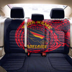 Personalized Adelaide Crows Polynesian Back Car Seat Cover Tribal Chest and Sleeve Tattoo Heritage Warrior