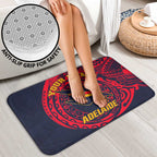 Personalized Adelaide Crows Polynesian Bathroom Set Tribal Chest and Sleeve Tattoo Heritage Warrior