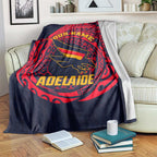 Personalized Adelaide Crows Polynesian Blanket Tribal Chest and Sleeve Tattoo Heritage Warrior