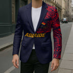 Personalized Adelaide Crows Polynesian Blazer Tribal Chest and Sleeve Tattoo Heritage Warrior