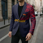 Personalized Adelaide Crows Polynesian Blazer Tribal Chest and Sleeve Tattoo Heritage Warrior