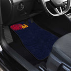 Personalized Adelaide Crows Polynesian Car Mats Tribal Chest and Sleeve Tattoo Heritage Warrior