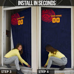 Personalized Adelaide Crows Polynesian Door Cover Tribal Chest and Sleeve Tattoo Heritage Warrior