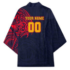 Personalized Adelaide Crows Polynesian Kimono Tribal Chest and Sleeve Tattoo Heritage Warrior