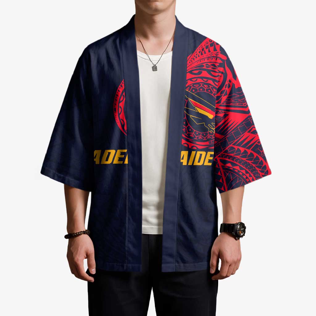 Personalized Adelaide Crows Polynesian Kimono Tribal Chest and Sleeve Tattoo Heritage Warrior
