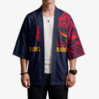 Personalized Adelaide Crows Polynesian Kimono Tribal Chest and Sleeve Tattoo Heritage Warrior