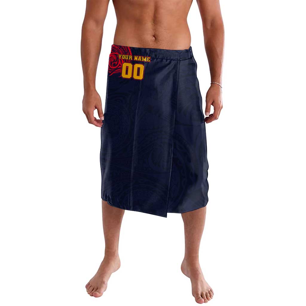 Personalized Adelaide Crows Polynesian Lavalava Tribal Chest and Sleeve Tattoo Heritage Warrior