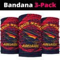 Personalized Adelaide Crows Polynesian Neck Gaiter Tribal Chest and Sleeve Tattoo Heritage Warrior