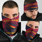 Personalized Adelaide Crows Polynesian Neck Gaiter Tribal Chest and Sleeve Tattoo Heritage Warrior