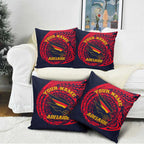 Personalized Adelaide Crows Polynesian Pillow Cover Tribal Chest and Sleeve Tattoo Heritage Warrior