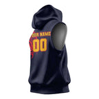 Personalized Adelaide Crows Polynesian Sleeveless Hoodie Tribal Chest and Sleeve Tattoo Heritage Warrior