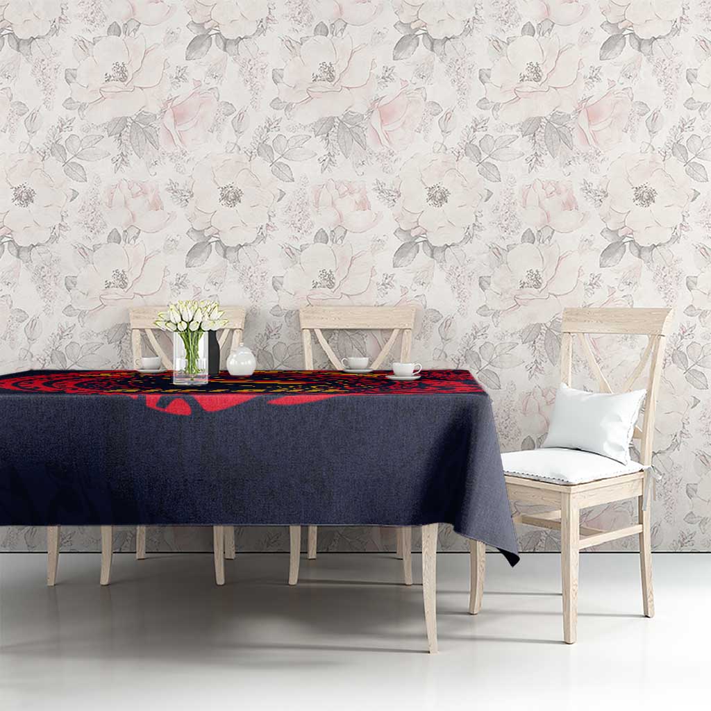 Personalized Adelaide Crows Polynesian Tablecloth Tribal Chest and Sleeve Tattoo Heritage Warrior