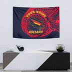 Personalized Adelaide Crows Polynesian Tapestry Tribal Chest and Sleeve Tattoo Heritage Warrior