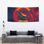 Personalized Adelaide Crows Polynesian Tapestry Tribal Chest and Sleeve Tattoo Heritage Warrior