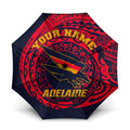 Personalized Adelaide Crows Polynesian Umbrella Tribal Chest and Sleeve Tattoo Heritage Warrior