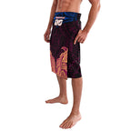Personalized Brisbane Lions Lavalava Polynesian Tribal Lion Burgundy Gold Warrior