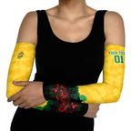 Personalized Australian Jackaroos ANZAC Arm Sleeves Poppy Field Soldiers Silhouette Sunset Commemorative Design