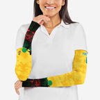 Personalized Australian Jackaroos ANZAC Arm Sleeves Poppy Field Soldiers Silhouette Sunset Commemorative Design