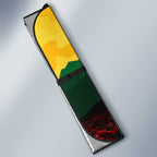 Personalized Australian Jackaroos ANZAC Auto Sun Shade Poppy Field Soldiers Silhouette Sunset Commemorative Design