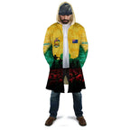 Personalized Australian Jackaroos ANZAC Cloak Poppy Field Soldiers Silhouette Sunset Commemorative Design