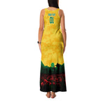Personalized Australian Jackaroos ANZAC Family Matching Tank Maxi Dress and Hawaiian Shirt Poppy Field Soldiers Silhouette Sunset Commemorative Design