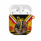 Personalised Richmond Tiger ANZAC AirPods Case Military Remembrance Australian Football Mascot Camouflage