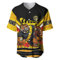Personalised Richmond Tiger ANZAC Baseball Jersey Military Remembrance Australian Football Mascot Camouflage