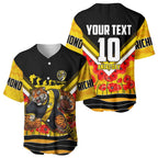 Personalised Richmond Tiger ANZAC Baseball Jersey Military Remembrance Australian Football Mascot Camouflage