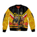 Personalised Richmond Tiger ANZAC Bomber Jacket Military Remembrance Australian Football Mascot Camouflage