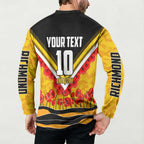 Personalised Richmond Tiger ANZAC Button Sweatshirt Military Remembrance Australian Football Mascot Camouflage