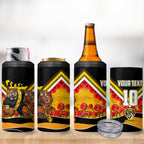 Personalised Richmond Tiger ANZAC 4 in 1 Can Cooler Tumbler Military Remembrance Australian Football Mascot Camouflage