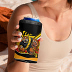 Personalised Richmond Tiger ANZAC 4 in 1 Can Cooler Tumbler Military Remembrance Australian Football Mascot Camouflage