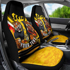 Personalised Richmond Tiger ANZAC Car Seat Cover Military Remembrance Australian Football Mascot Camouflage