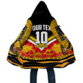 Personalised Richmond Tiger ANZAC Cloak Military Remembrance Australian Football Mascot Camouflage