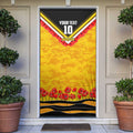 Personalised Richmond Tiger ANZAC Door Cover Military Remembrance Australian Football Mascot Camouflage