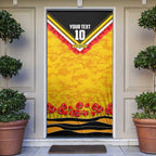 Personalised Richmond Tiger ANZAC Door Cover Military Remembrance Australian Football Mascot Camouflage
