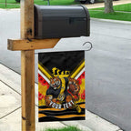 Personalised Richmond Tiger ANZAC Garden Flag Military Remembrance Australian Football Mascot Camouflage