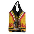 Personalised Richmond Tiger ANZAC Grocery Bag Military Remembrance Australian Football Mascot Camouflage