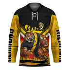 Personalised Richmond Tiger ANZAC Hockey Jersey Military Remembrance Australian Football Mascot Camouflage