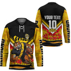 Personalised Richmond Tiger ANZAC Hockey Jersey Military Remembrance Australian Football Mascot Camouflage