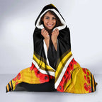 Personalised Richmond Tiger ANZAC Hooded Blanket Military Remembrance Australian Football Mascot Camouflage