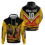 Personalised Richmond Tiger ANZAC Hoodie Military Remembrance Australian Football Mascot Camouflage